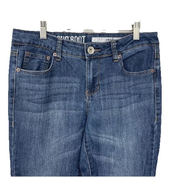 DKNY SOHO Bootcut Jeans women's 6 Blue Denim Low Rise - Picture 3 of 14